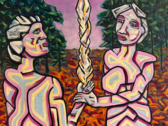 Our New Crucible, painting by Eric Walker