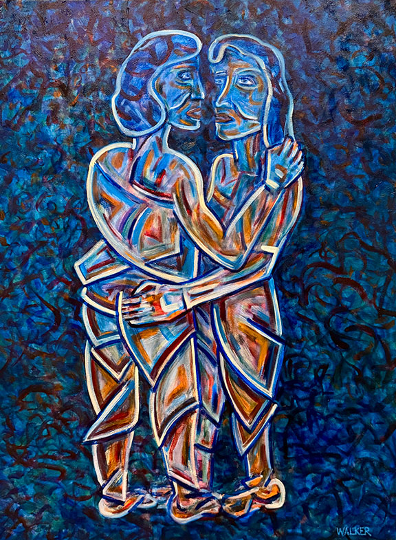 Radiant Embrace, painting by Eric Walker