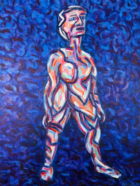 Scout, painting by Eric Walker