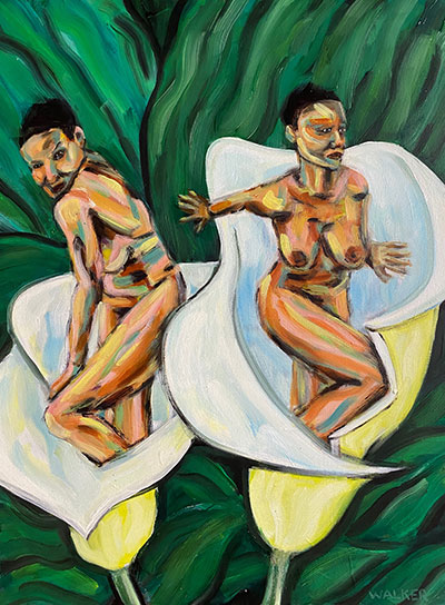 Calla Lilly, painting by Eric Walker